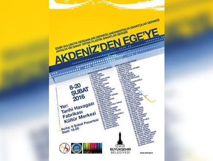 İzmir Suluboya Ressamları Derneği - Ansan Antalya Vis Sanat Ortak Plastik Sanatlar Sergisi