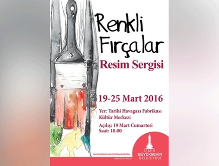 Renkli Fırçalar Resim Sergisi