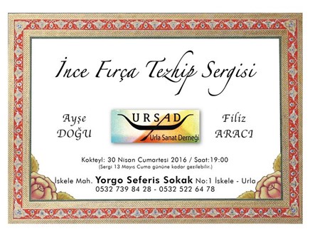 İnce Fırça Tezhip Sergisi