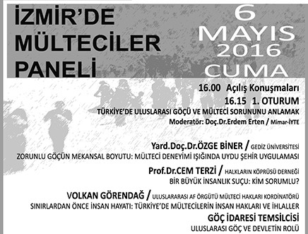 İzmirde Mülteciler Paneli