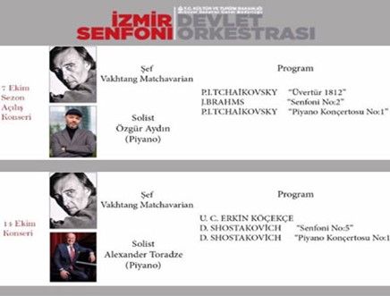 İzmir Devlet Senfoni Orkestrası - Sezon Açılış Konseri